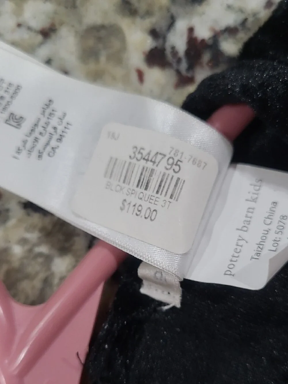 Pottery Barn Kids Black Spider Queen Web Cape Costume/ Dress 3T - Picture 7 of 10